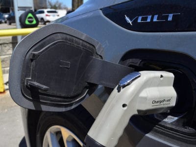 ChargePoint home charges Chevrolet Volt