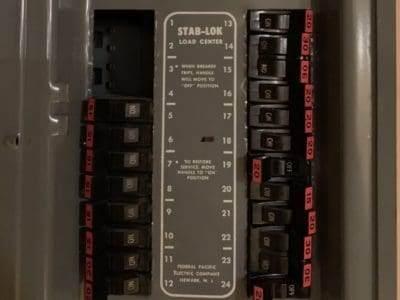 inside view of a Stab-Lok circuit breaker