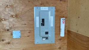 Energy storage wall unit installation by TCA Electric in Vancouver, BC