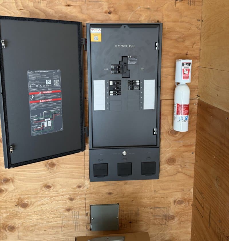 TCA Electric EcoFlow energy backup system installation in Vancouver, BC