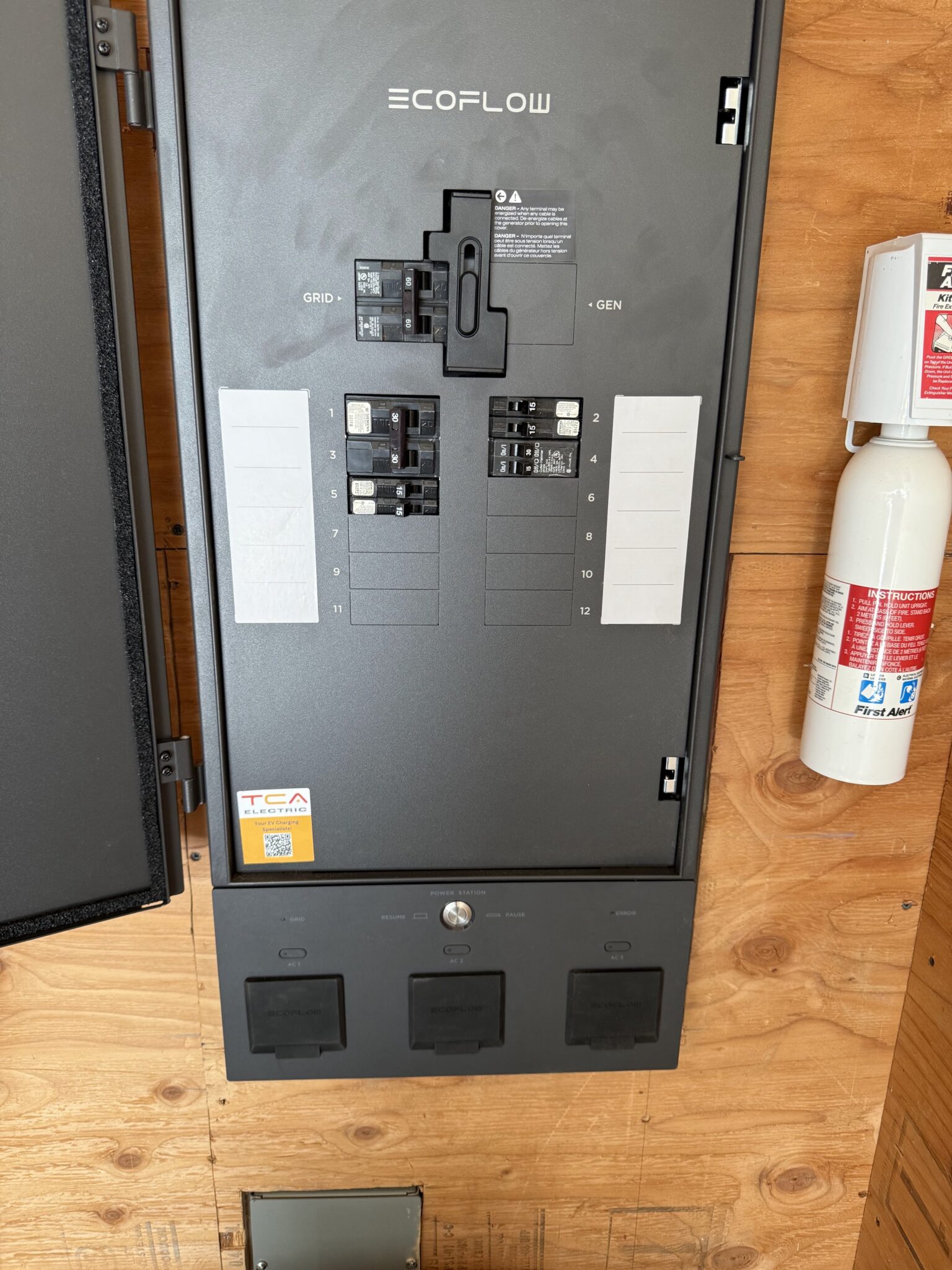 BC Hydro solar battery rebate – residential electrical breaker panel for solar and battery integration